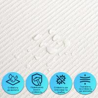 Self-adhesive flexible plaster Sticker wall 600х600х2,5мм White-milk SW-00002988