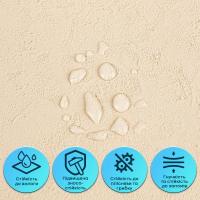 Self-adhesive flexible plaster Sticker wall 600х600х2,5мм Beige SW-00002983