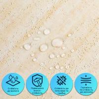 Self-adhesive flexible plaster Sticker wall 600х600х2,5мм Sand SW-00002985
