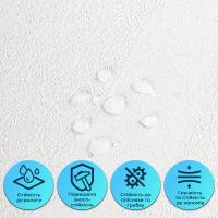 Self-adhesive flexible plaster Sticker wall 600х600х2,5мм Gray SW-00002984