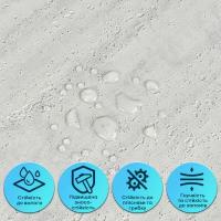 Самоклеящаяся гибкая штукатурка в рулоне Sticker wall 600х3000х2,5мм Светлый гранит SW-00002991