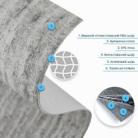 Самоклеящаяся гибкая штукатурка в рулоне Sticker wall 600х3000х2,5мм Темный гранит SW-00002993