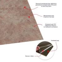 Самоклеящаяся LVT плитка Sticker wall 457*457*1.5mm (D) SW-00002457
