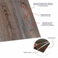 Самоклеюча LVT плитка Sticker wall 610х610х1.5мм SW-00003272
