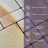 Self-adhesive PET mosaic Sticker wall 30*30cm*4mm (D) SW-00002442