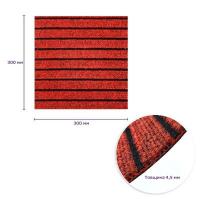Self-adhesive tiles for carpet Sticker wall burgundy 300*300*4,5mm (D) SW-00002486