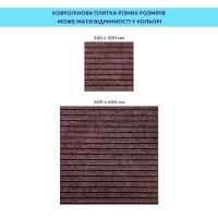 Self-adhesive tiles for carpet Sticker wall mocha 300*300*4,5mm (D) SW-00002488