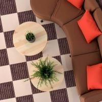 Self-adhesive tiles for carpet Sticker wall mocha 300*300*4,5mm (D) SW-00002488
