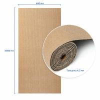 Самоклеящаяся плитка под ковролин в рулоне Sticker wall бежевый 600*3000мм SW-00002583