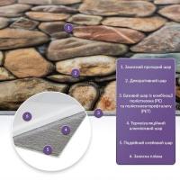 Самоклеящаяся стеновая PET плитка Sticker wall 600*300*2mm (D) SW-00002331