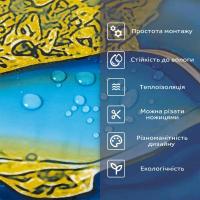 Самоклеящаяся стеновая PET плитка в рулоне Sticker wall 1200х3000х2мм SW-00002664