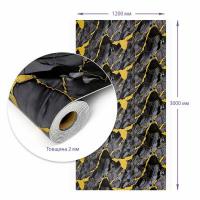 Самоклеящаяся стеновая PET плитка в рулоне Sticker wall 1200х3000х2мм SW-00002670