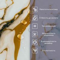 Самоклеящаяся стеновая PET плитка в рулоне Sticker wall 600*3000*2mm (D) SW-00002634