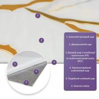 Самоклеящаяся стеновая PET плитка в рулоне Sticker wall 600*3000*2mm (D) SW-00002637