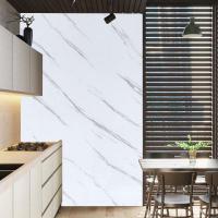 Self-adhesive vinyl tiles in a roll Sticker wall white airy marble 3000x600x2mm SW-00001287