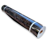 Самоклеюча вінілова плитка в рулоні Sticker wall чорний мармур 3000х600х2мм SW-00001289