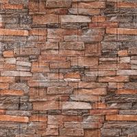 Самоклеящаяся 3D панель Sticker wall под камень красный песчаник 700x770x3мм SW-00001319