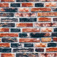 Самоклеящаяся 3D панель Sticker wall под серо-синий екатеринослав кирпич 700х770х3мм SW-00001165