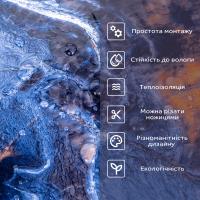 Самоклеящаяся стеновая PET плитка в рулоне Sticker wall 600*3000*2mm (D) SW-00002426