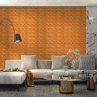 Самоклеящиеся мягкие велюровые панели в рулоне Sticker wall Карамельный 600х2950х7мм SW-00003320