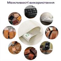 Самоклеющая экокожа в рулоне Sticker wall 1.37*1m*0.5mm BEIGE WHITE (D) SW-00001348