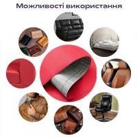 Самоклеющая экокожа в рулоне Sticker wall 1.37*1m*0.5mm Красный (D) SW-00002169