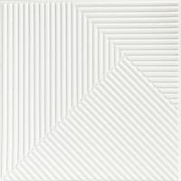 Самоклеющаяся 3D панель Sticker wall 500х500х5мм Бамбук Белый SW-00002877