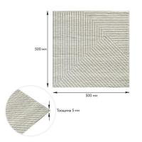 Самоклеющаяся 3D панель Sticker wall 500х500х5мм Бамбук Дерево Белое SW-00002883