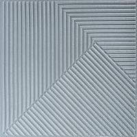 Самоклеющаяся 3D панель Sticker wall 500х500х5мм Бамбук Серый SW-00002878