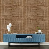 Самоклеющаяся 3D панель Sticker wall 500х500х5мм Бамбук темный Дуб SW-00002886