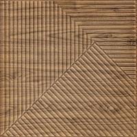 Самоклеющаяся 3D панель Sticker wall 500х500х5мм Бамбук темный Дуб SW-00002886