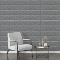 Самоклеюча 3D панель Sticker wall 695х695х4мм Срібний діамант SW-00003304