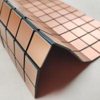 Self-adhesive aluminum tile Sticker wall copper mosaic SW-00001157