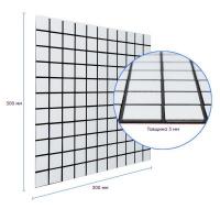Самоклеюча алюмінієва плитка Sticker wall 300х300х3мм Біла мозаїка SW-00001775