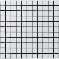 Самоклеющаяся алюминиевая плитка Sticker wall 300х300х3мм Белая мозаика SW-00001775