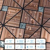 Самоклеющаяся алюминиевая плитка Sticker wall 300х300х3мм SW-00001927 (D)