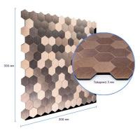 Самоклеющаяся алюминиевая плитка Sticker wall 300х300х3мм SW-00001930 (D)