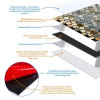 Самоклеющаяся алюминиевая плитка Sticker wall 300х300х3мм SW-00001934 (D)