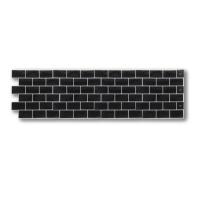 Самоклеюча поліуретанова плитка Sticker wall чорна цегла SW-00001186