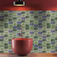Self-adhesive polyurethane tile Sticker wall gray purple mosaic SW-00001194