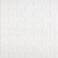 Self-adhesive 3D panel Sticker wall under white brick in a roll 20000x700x3mm SW-00001392
