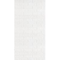 Самоклеющаяся 3D панель Sticker wall под белый кирпич в рулоне 3080x700x3мм SW-00001393