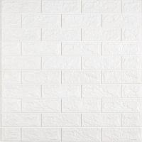 Самоклеюча 3D панель Sticker wall під білу цеглу в рулоні 3080x700x3мм SW-00001393