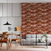 Self-adhesive 3D panel Sticker wall under brown brick Ekaterinoslav 20000x700x3mm SW-00001469