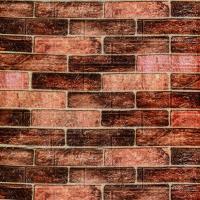 Самоклеющаяся 3D панель Sticker wall под коричневый кирпич екатеринослав 3080х700х3мм SW-00001768