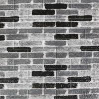 Самоклеющаяся 3D панель Sticker wall под серый кирпич екатеринослав 700х770х3мм SW-00001147