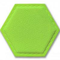 Самоклеющиеся 3D панель шестиугольник под кожу Sticker wall Зеленый 1102 SW-00000742