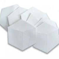 Self-adhesive 3D panel hexagon Sticker wall White 1104