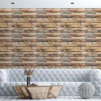 Самоклеющиеся 3D панель Sticker wall 700*700*4mm коричневый сланец (D) SW-00002002