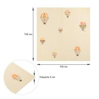 Самоклеющиеся 3D панель Sticker wall 700*700*4mm воздушные шары рогожка (D) SW-00001973